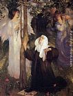 Arthur Hacker The Cloister or the World painting
